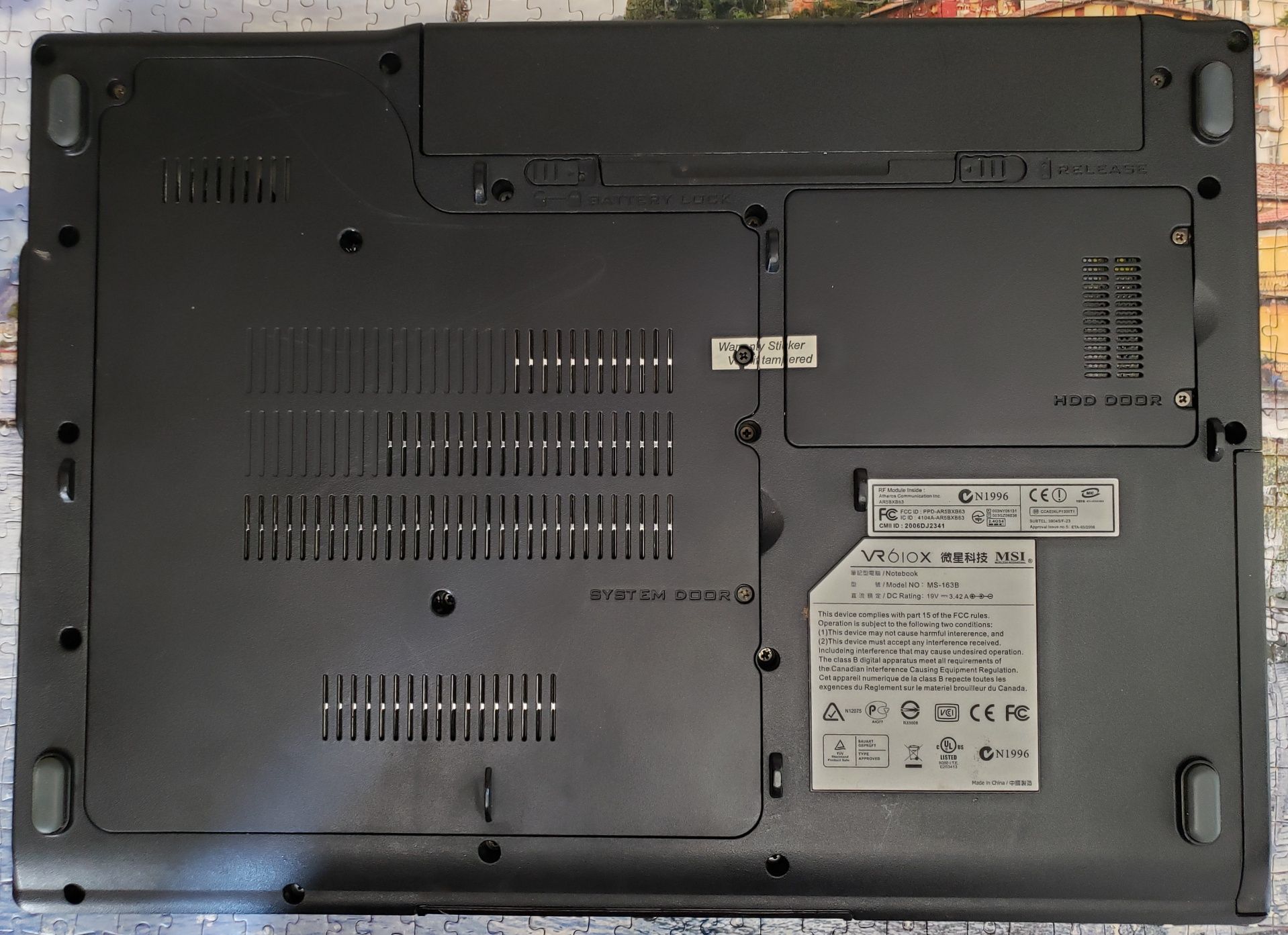 Ноутбук MSI MS-163B