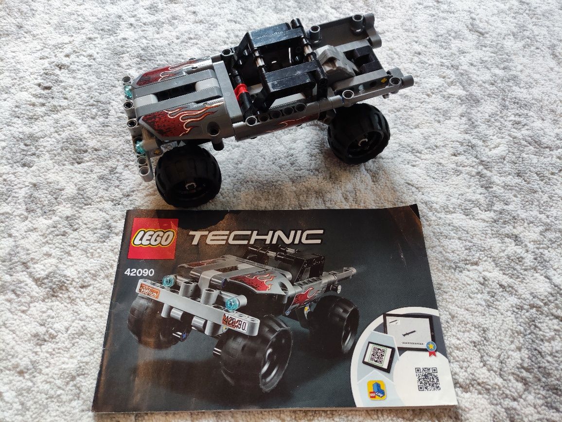 LEGO 42090 Technic - Monster truck złoczyńców 100% kompletny