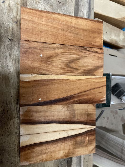 Bloczki drewna knifemaking, czeczot, do stabilizacji