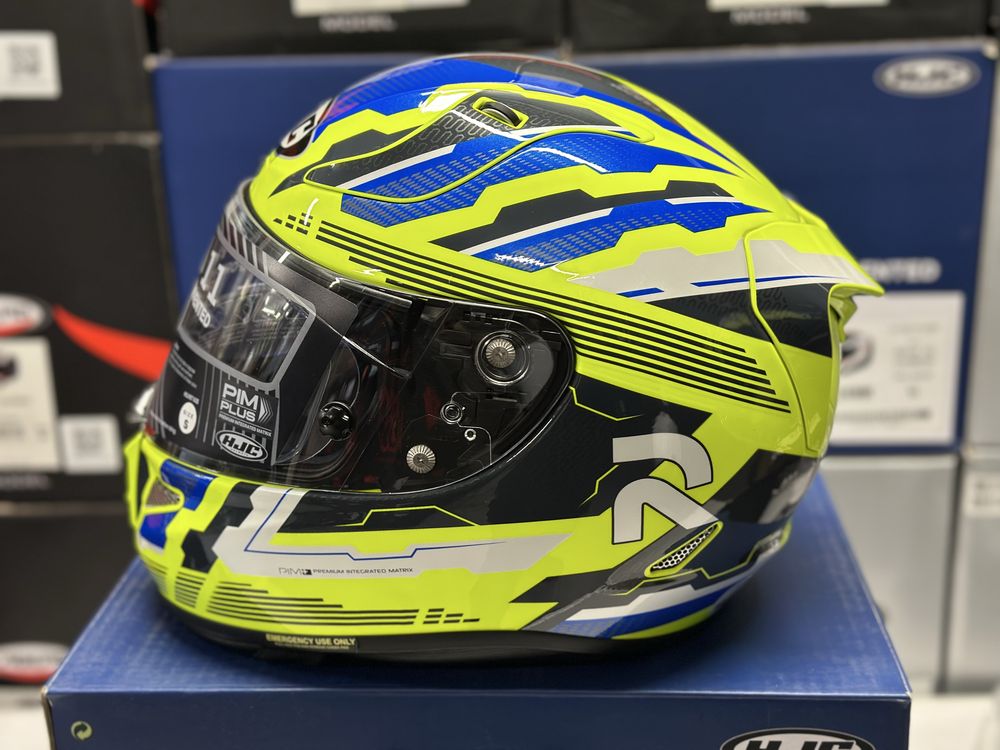 Kask motocyklowy HJC RPHA 11 STOBON rozmiar S x2 Szyba, Pinlock!