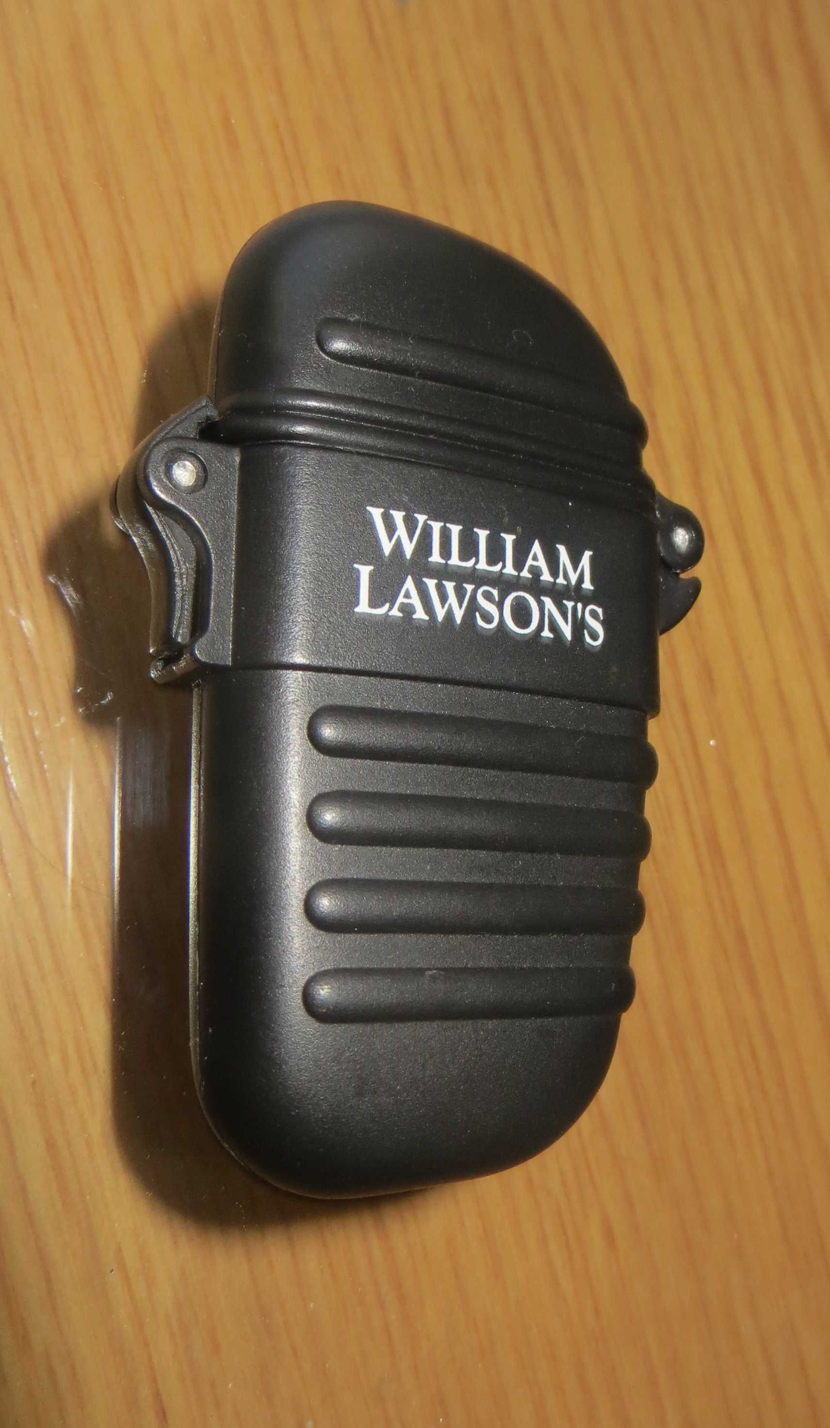 Isqueiro William Lawson´s Automático carragável Preto - Med.: 7 X 5 cm