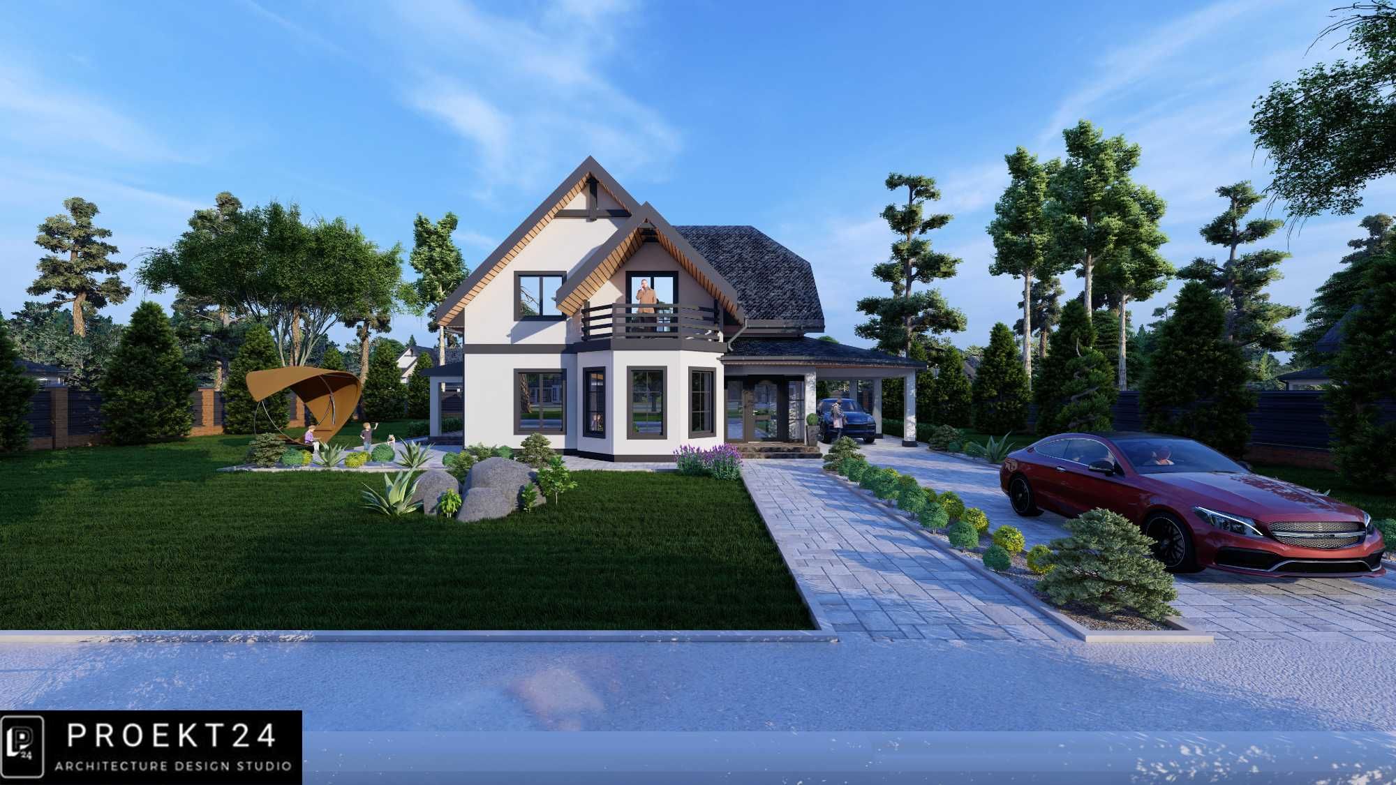 ПРОЕКТИ будинків за 60грн/м2, 3D-візуалізація. архітектор, конструктор