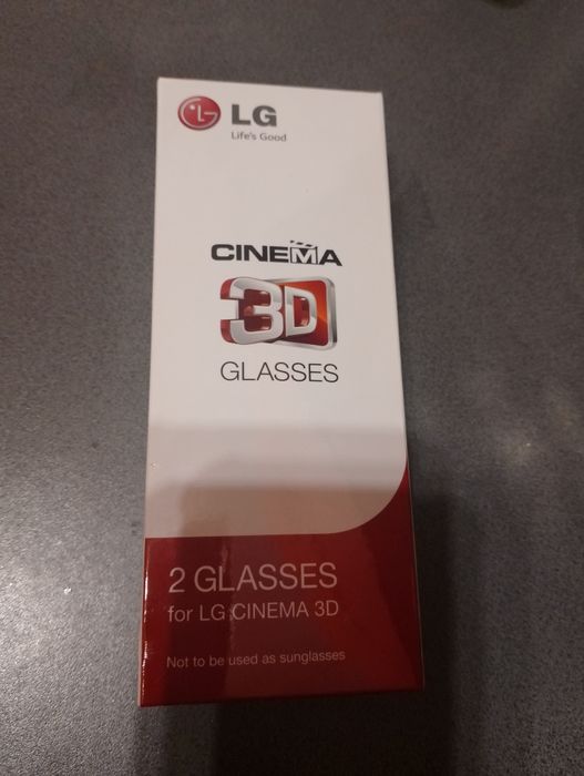 Okulary 3d LG raz użyte