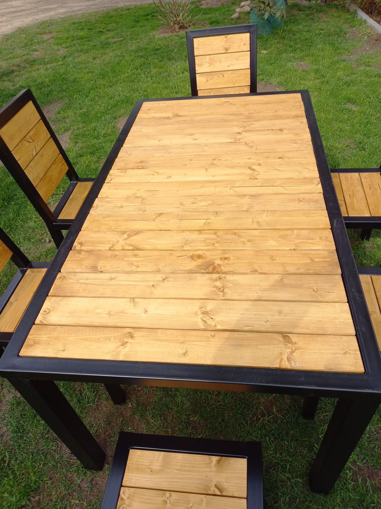 PROMOCJA Meble tarasowe ogrodowe zestaw LOFT stół 6 krzesel 6 oso