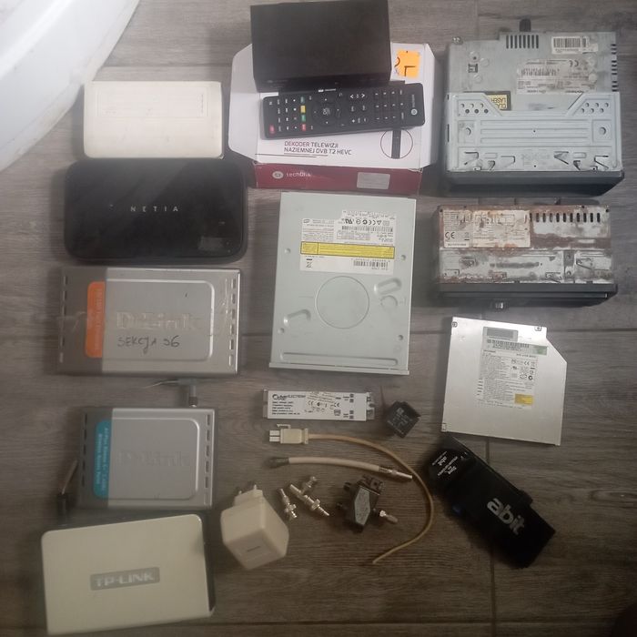 Części elektroniczne router dekoder (cena za zestaw)