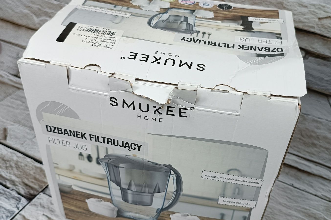 Dzbanek filtrujący Smukee+ 4 filtry