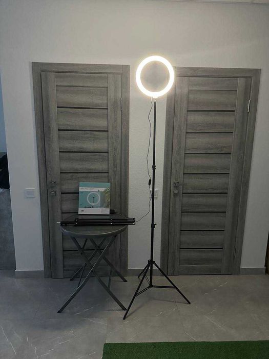 Кільцева ЛАМПА + ШТАТИВ 2 метри! Працює без світла від павербанку!