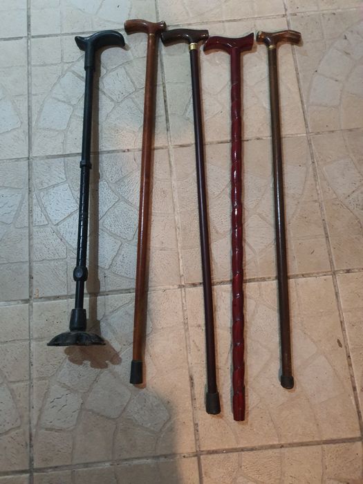 Bengala extensível com apoio