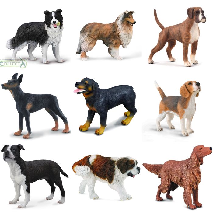 Фигурки собак Schleich (Шляйх), PAPO, CollectA