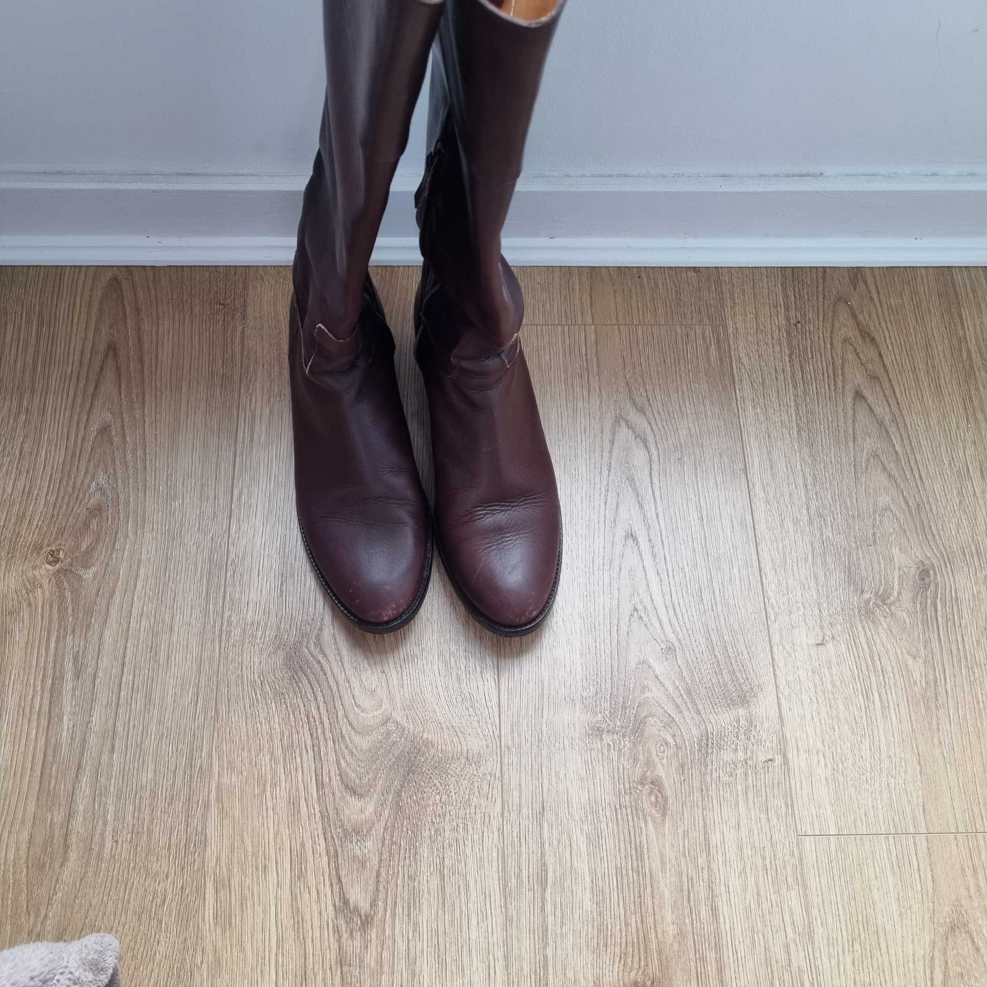 Botas cano alto Massimo Dutti