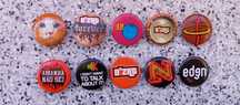 Pins diversos de coleção