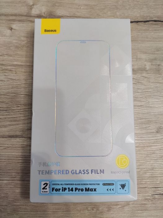 Baseus скло (2шт) для iphone 14 pro max