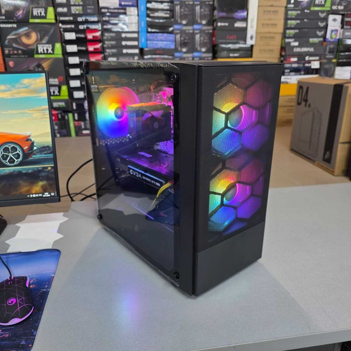 Ігровий Компютер Ryzen 5 5500, 16GB DDR4, EVGA GTX 1080 8GB, SSD480GB