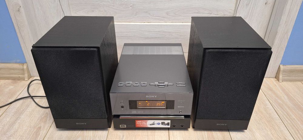 Wieża SONY HCD-CBX5 ! + Kolumny SONY ! OKAZJA ! BDB STAN 100 % Sprawna