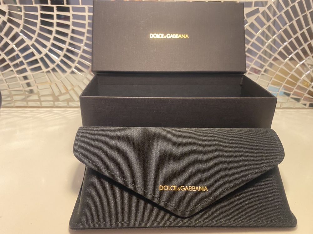 Dolce Gabbana D&G nowe etui okulary