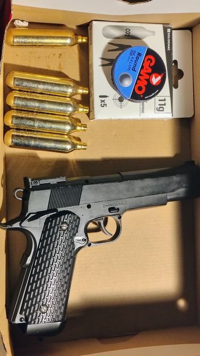 Pistola airsoft CO2 full metal 1911