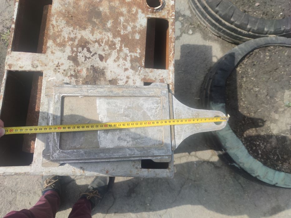 Шибер на піч, димохід. Заглушка димоходу.