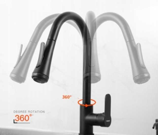 Bateria Umywalkowa Z Wyciąganą Wylewką