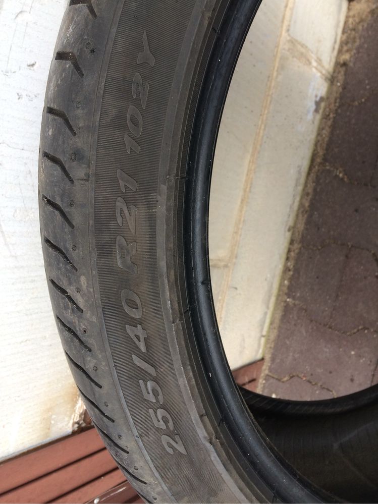 Opony 255/40/R21 pirelli P Zero 4 sztuki + 2 + 2 gratis