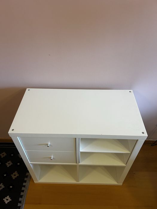 KALLAX Estante, branco, 77x77 cm