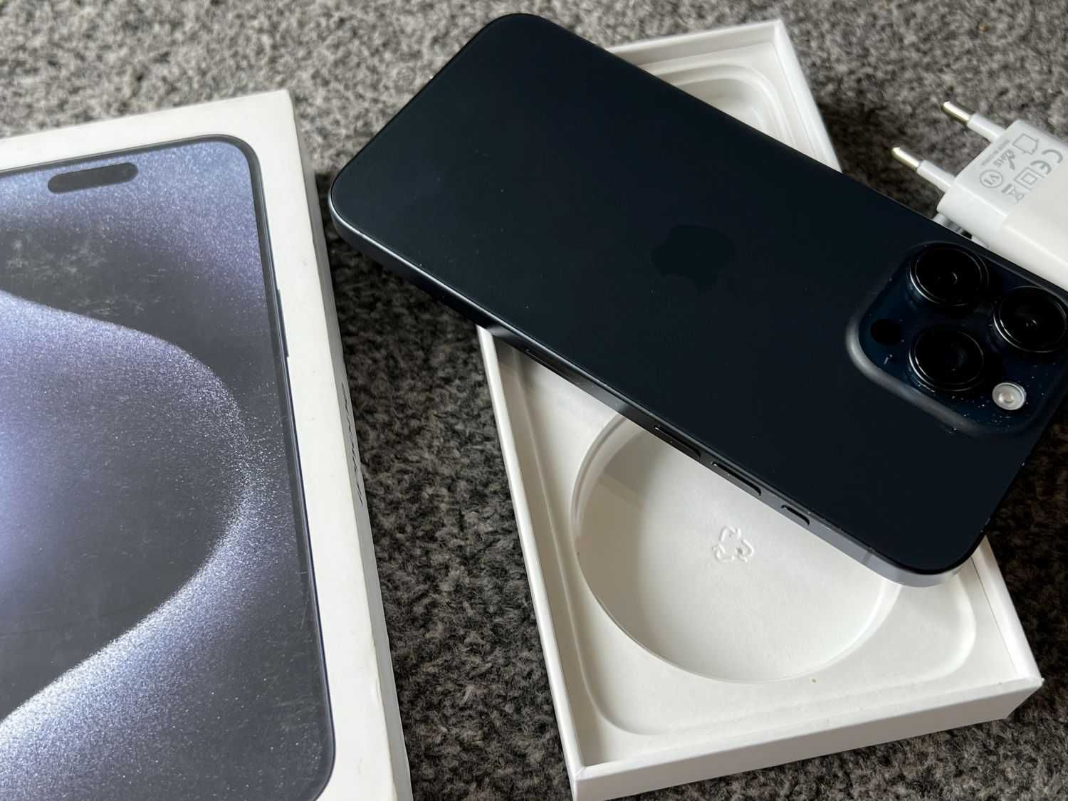 iPhone 15 Pro Max 512GB TITANIUM BLUE Niebieski Bateria 99% FV23% brut