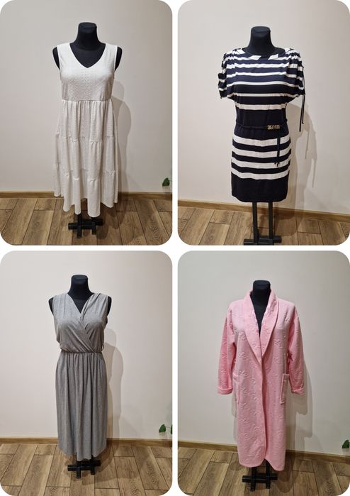 Paczka paka zestaw worek torba ubrań damskich L XL