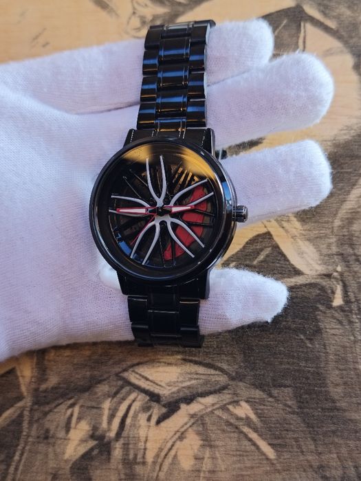 Relógio Spinning Wheel Desportivo em aço inoxidável.