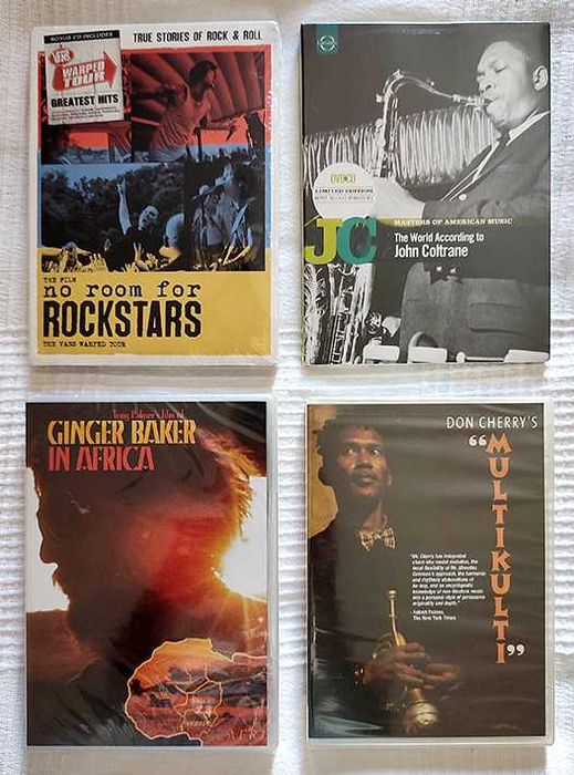 CDs e DVDs variados, NOVOS selados