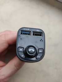 FM Bluetooth, MP3! 12v isqueiro carro sintonizador e carregador USB