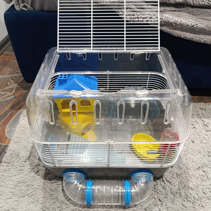 Продам отличную клетку Ferplast combi 1fun для хомяка