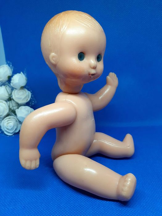 Яша Загорская ф-ка кукла пупс рельефный ссср винтаж на резинках