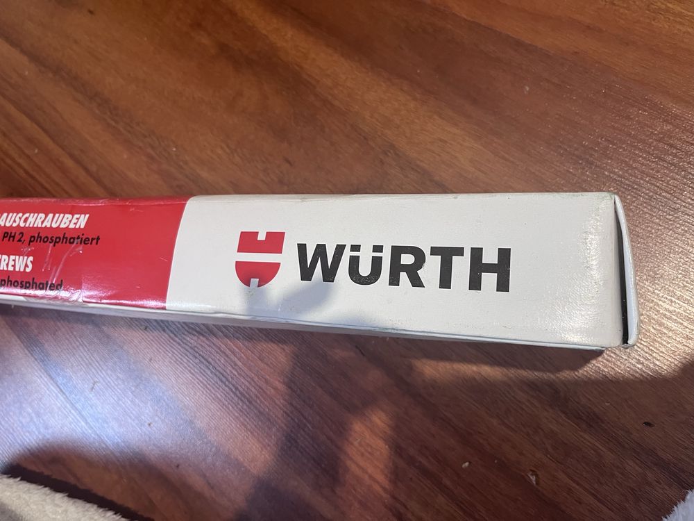 Wkręty do płyt GK WURTH 3,9x35 1000 sztuk