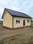 Nowy dom szkieletowy 60m2 zabudowy  z elewacją