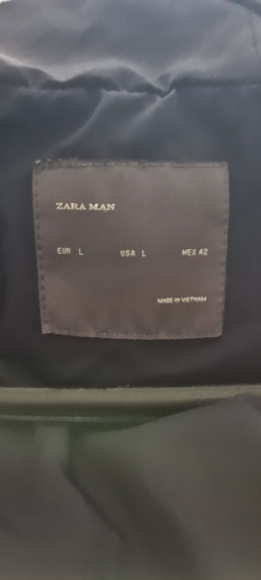 Casaco blusão tamanho L Homem Zara