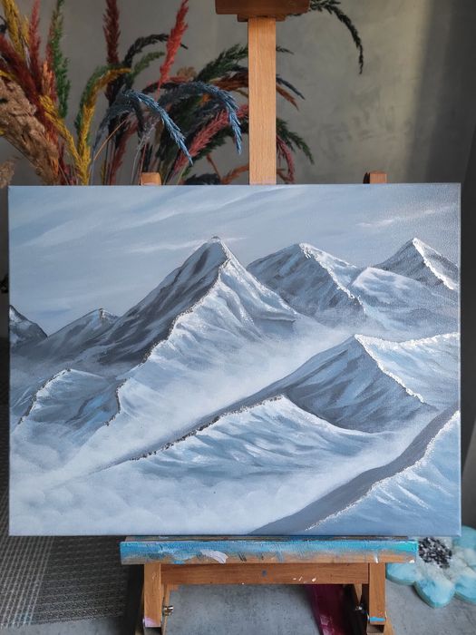 Інтер'єрна Картина ,,засніжені гори,,