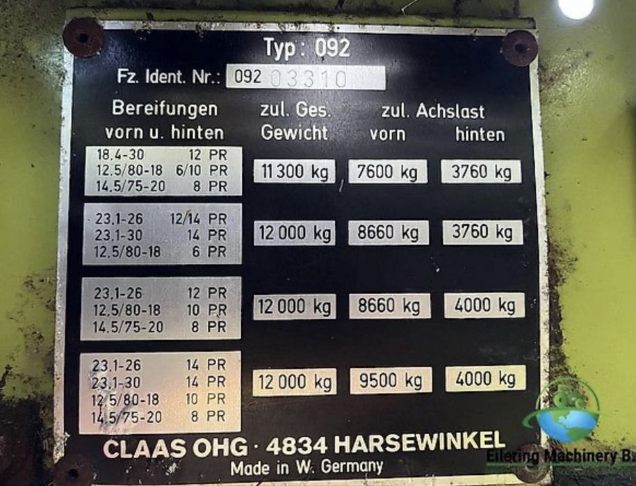 Зерно збиральний комбайн Claas Dominator 88SL Гідро 1787год