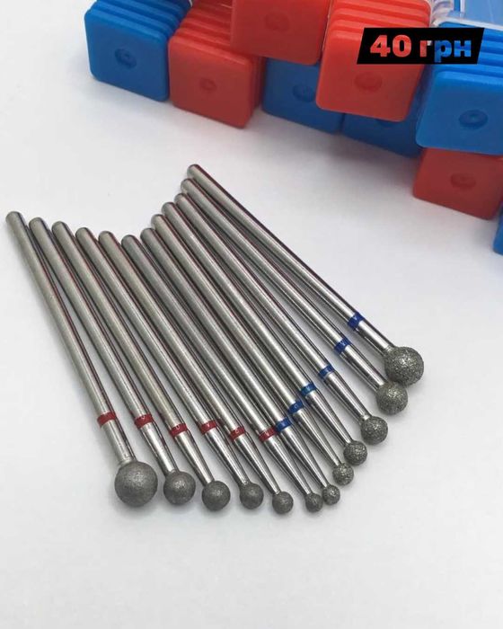 Фрези для манікюру (твердосплавні, керамічні, алмазні, силіконові)