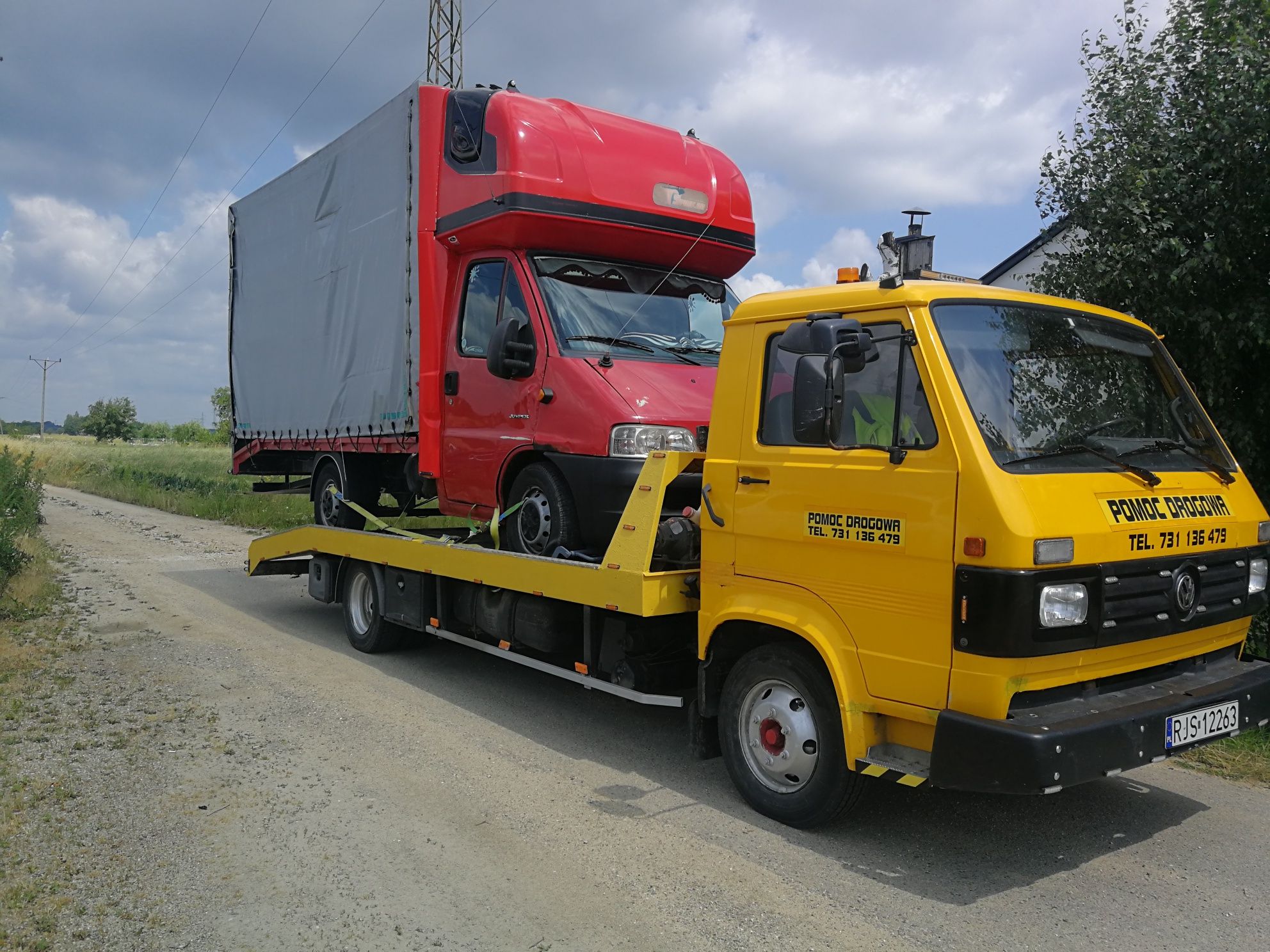 Pomoc drogowa transport maszyn urządzeń pojazdów