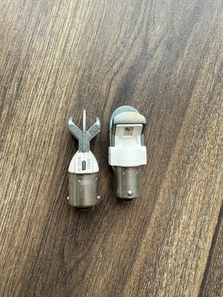 Автомобільні LED-лампи (p21w) PHILIPS, OSRAM (red; amber; white)