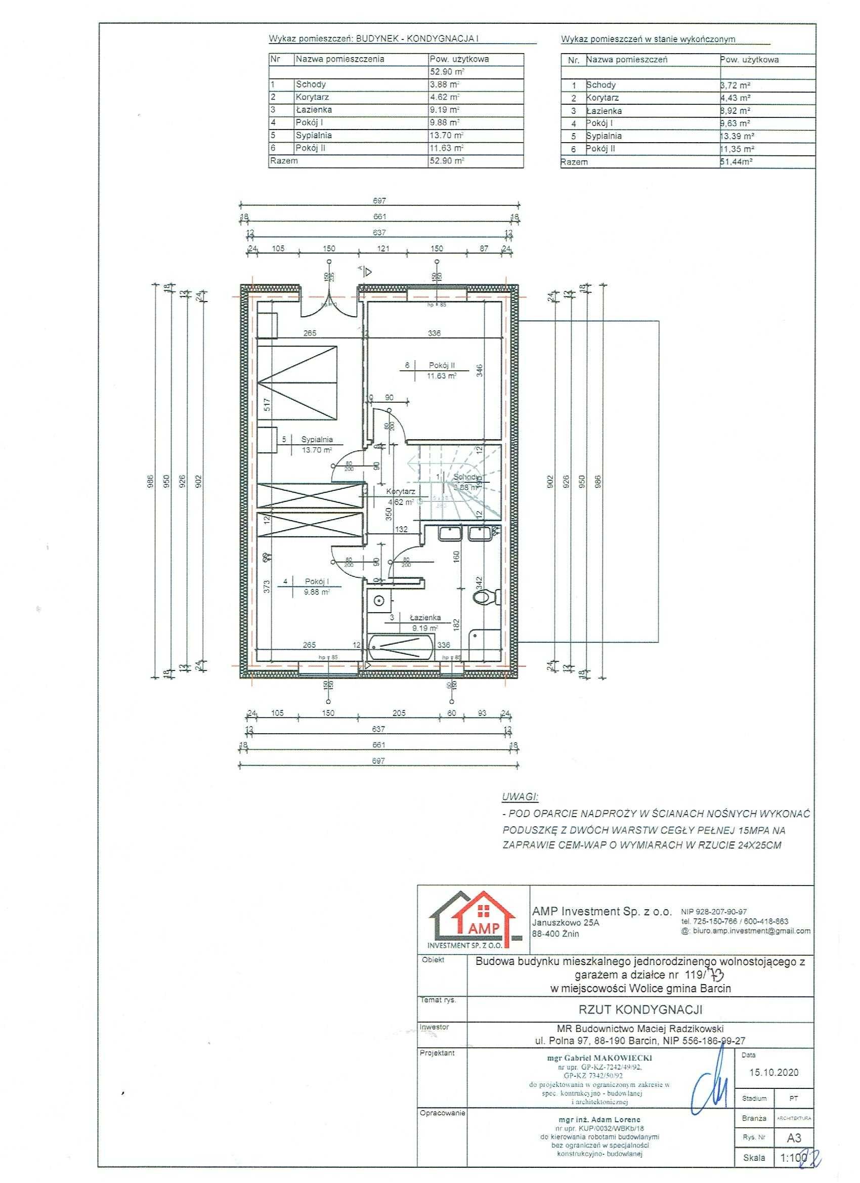 Dom Piętrowy Wolnostojący o pow.121,61m2