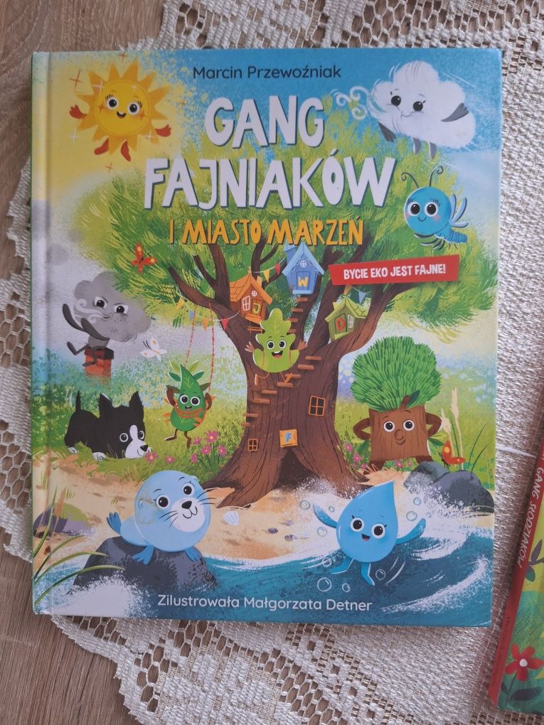 Ksiazki komplet 2 szt Gang fajniaków słodziaków