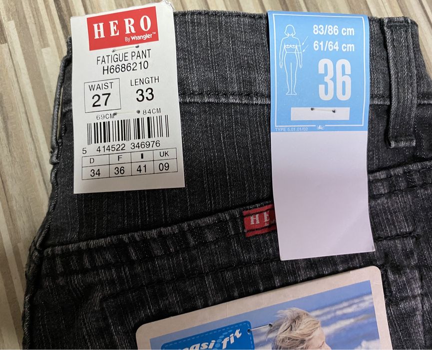 Spodnie damskie jeans 27/33 pas 68 cm komplet 2 pary Wrangler nowe