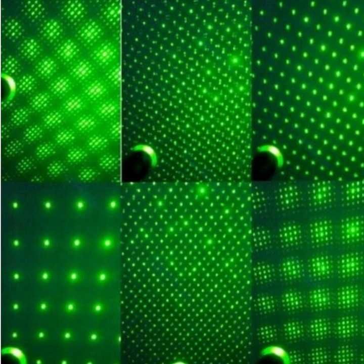 Laser zielony wskaźnik 5 głowic disco