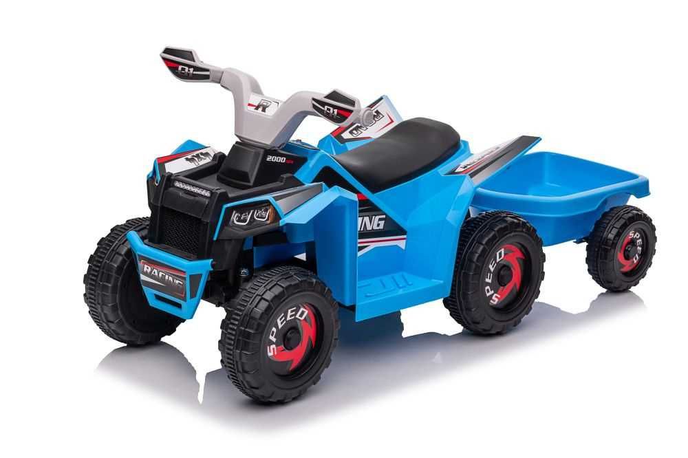 Autko na akumulator QUAD Z PRZYCZEPĄ auto jeździk pojazd elektryczny