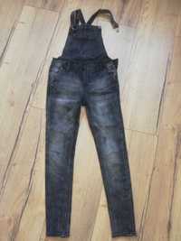 Spodnie jeans ogrodniczki sinsay r. 38