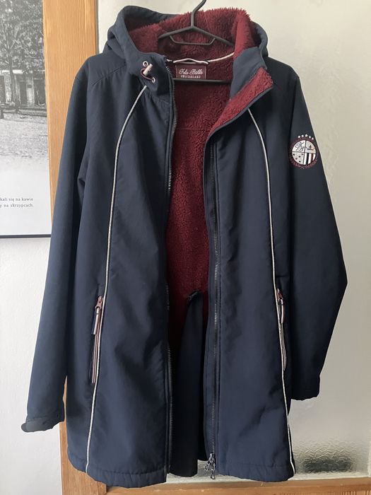 Kurtka,parka Felix Buhler do jazdy konnej granatowa roz.L