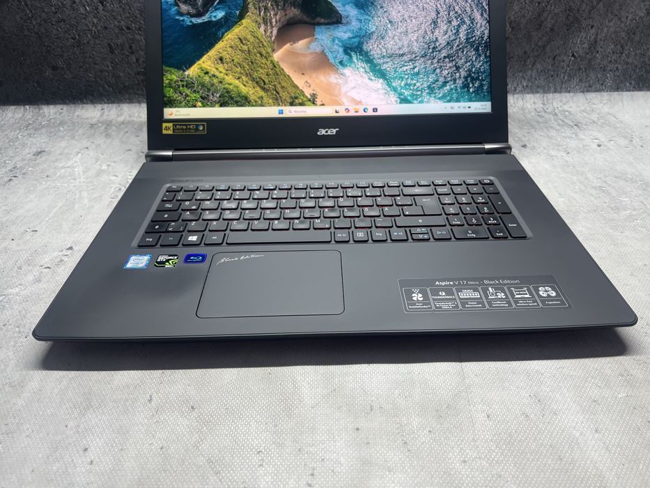 ACER Nitro V17 / i7 6700HQ/ 16GB DDR4/ 256SSD+1TB/ GTX960 4GB/ 17.3 4K