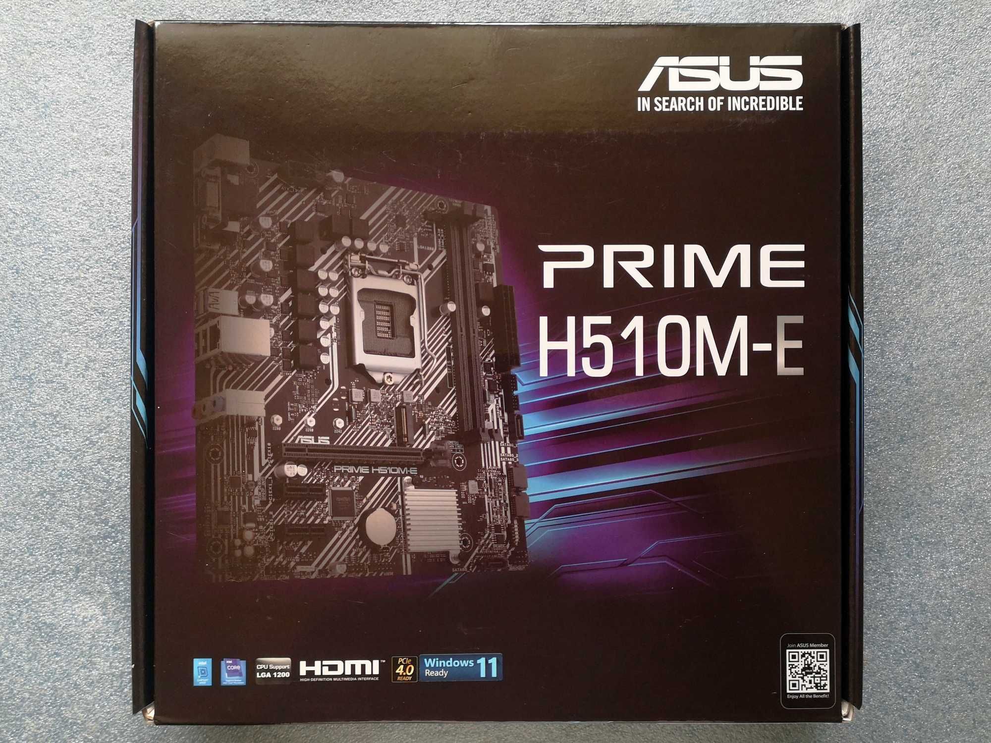 Материнська плата Socket 1200  Asus Prime H510M-E