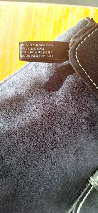 Сумка-тоут чорна замшева ЕSTEE LAUDER