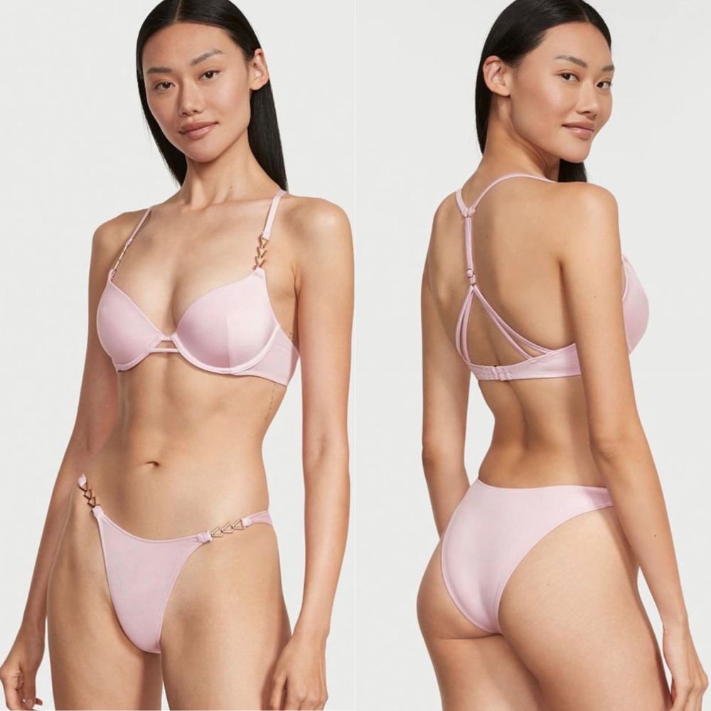 Розовый купальник из новой коллекции Victoria’s Secret размер 34b +S